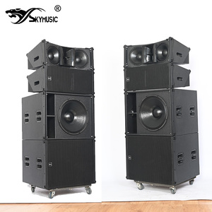 Système audio professionnel KING 910 Dual <span class=keywords><strong>10</strong></span> pouces, enceinte Line Array amplifiée pour spectacle sur scène, événement en plein air - Product Image 1