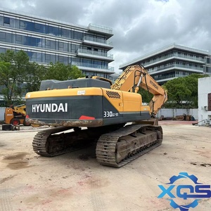 Excavadora de cadenas Hyundai 330lc-9T de segunda mano, 33 toneladas, en buen estado, con componentes principales: caja de cambios, PLC, motor, bomba y cojinetes - Product Image 5