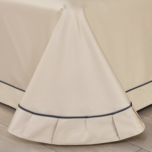 Sateen Dệt tự nhiên siêu Vua mềm chắp vá Duvet cover tấm ga trải giường gối sang trọng dài STAPLE cotton 4/7PCS Bộ đồ giường - Product Image 4