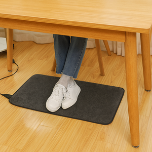 Alfombra de calefacción por suelo radiante por infrarrojos de bajo consumo-Alfombra térmica eléctrica para pies con control de temperatura digital - Product Image 1