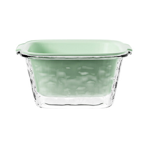 Double Layer Fruit Washing Draining <b>Basket</b> 4 Piece Set <b>Plastic</b> Dishwasher Safe Kitchen Fruit Vegetable Storage Container - Product Image 5