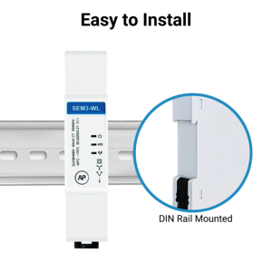 Eastron SEM3-WL CE chứng nhận 1p2w/3p3w/3p4w kích thước nhỏ gọn không dây từ xa giám sát năng lượng mặt trời PV năng lượng mét - Product Image 4