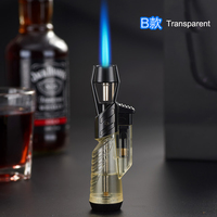 DEBANG Allume-Torche Mode Gaz Butane Pistolet à Flamme Chalumeau Soudure Camping Briquet à Cigare