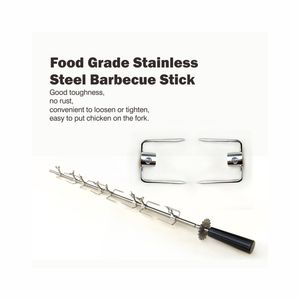 شواية دجاج تجارية من الفولاذ المقاوم للصدأ تعمل بالغاز، فرن دوار للدجاج، آلة شوي الدجاج - Product Image 4