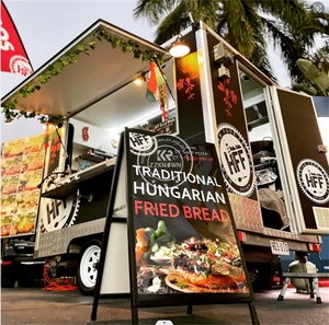 Carrito de Churros para Calle Comercial 2025, Remolque de Comida Móvil, Camión de Comida Remolcable, Cocina Totalmente Equipada - Product Image 4