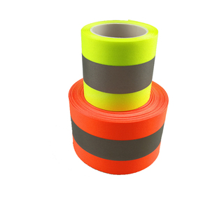 Oxford băng phản chiếu màu vàng truyền nhiệt tấm polyester với các tính năng có thể in cho quần áo có sọc - Product Image 3