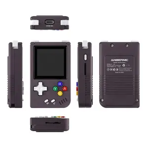 2023 NEW Portable Anbernic RG Nano 1.54 inch Mini retro handheld game console Support PS1 Arcade GBA for kids gift