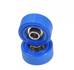 Roues <span class=keywords><strong>de</strong></span> chariot à flux pour rayonnage à flux, roues à roulement revêtues <span class=keywords><strong>de</strong></span> PU pour rayonnage à flux, piste à rouleaux à gravité, tableau des tailles et guide <span class=keywords><strong>de</strong></span> sélection - Product Image 3