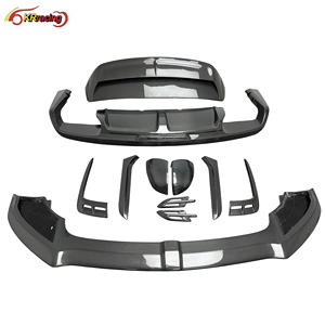 Kit de mise à niveau Pièces automobiles Style W12 Kit de carrosserie en fibre de carbone pour <span class=keywords><strong>Bentley</strong></span> <span class=keywords><strong>Bentayga</strong></span> 2016-2018 - Product Image 1