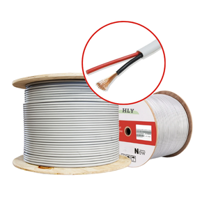 Câble de haut-parleur encastrable extérieur 16/2 CL2 CL3, calibre 16 AWG, noir/blanc - Product Image 6