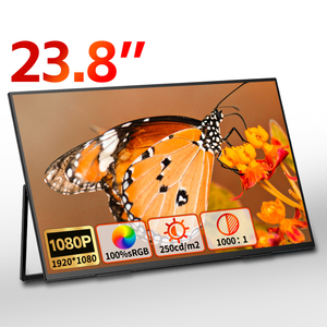 Eimio Chất lượng cao 23.8 "100Hz IPS 1080P di động màn hình Màn hình có thể điều chỉnh đứng Type-C chăm sóc mắt được xây dựng trong loa đôi - Product Image 1