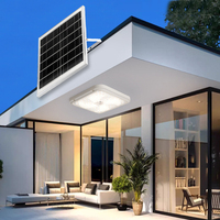 Plafonnier LED solaire pour maison et villa, éclairage intérieur moderne, chambre, balcon, plafonnier LED rond étanche