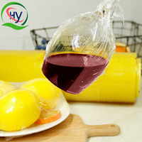 Aangepaste Goede Rekbare Jumbo Rol PVC Cling Film Voedselveilige Verpakkingsfolie voor Fruit