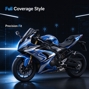 Kit d'autocollants universels pour carrosserie de moto, graphiques colorés pour la modification de moto - Product Image 2