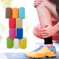 Bandage Cohésif Médical Élastique Respirant et Flexible de Qualité Supérieure, 5cm 7cm 10cm, avec Logo Personnalisé Imprimé
