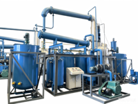 Système de distillation sous vide pour le recyclage d'huiles moteur usagées et de lubrifiants industriels