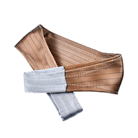 Ağır endüstriyel kumaş dokuma Sling dikey 6ton 1.5m / 3m / 6m yük kaldırma kemeri kayışı