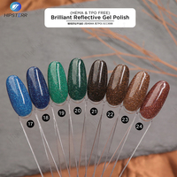 Marque privée Gel de vernis réfléchissant brillant à haute teneur en pigments Flash paillettes ongles Gel de vernis longue durée UV vernis à ongles Gel marque