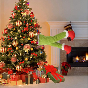 Grinch Plush Toy Green Monster <b>Doll</b> Christmas Ornament Indoor Use Decorative Figurine - Product Image 2
