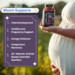 Capsules prénatales d'organes <span class=keywords><strong>de</strong></span> bœuf nourri à l'herbe OEM avec foie et cœur pour le soutien <span class=keywords><strong>de</strong></span> la grossesse et le bien-être maternel - Product Image 3