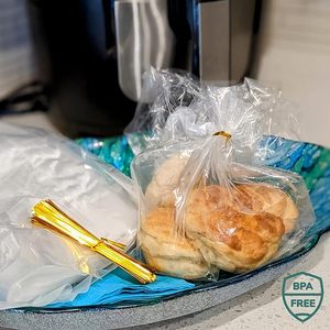 Beautiful <b>Bread</b> <b>Bags</b> for Homemade <b>Bread</b> Clear Window <b>Bags</b> Keep Your Sourdough Loaves Fresh for Days & are Great - Product Image 6