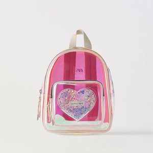<span class=keywords><strong>Mochila</strong></span> de PVC <span class=keywords><strong>transparente</strong></span> Mini Kids Clear Preschool Book Bag para jardín de infantes - Product Image 1
