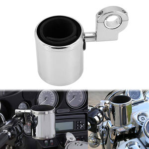 RACEPRO <span class=keywords><strong>Porte</strong></span>-<span class=keywords><strong>bouteille</strong></span> universel personnalisé / <span class=keywords><strong>Porte</strong></span>-boissons pour tous les guidons de <span class=keywords><strong>moto</strong></span> Noir pour Harley Touring Softail Dyna - Product Image 6