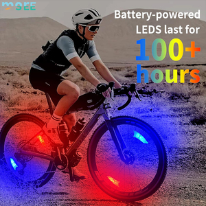 Feux arrière ultra lumineux imperméables de la marque SeeMore avec piles incluses, feux de roue pour <span class=keywords><strong>jantes</strong></span> de vélo - Product Image 4