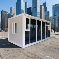 SKYLINE Maison conteneur modulaire portable personnalisée 20ft 40ft ignifuge, facile à installer, pour bureau, camp ou mini-maison