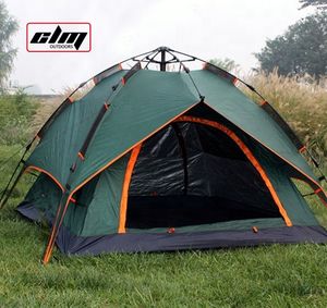 CLM 5-7 personnes tente de Camping automatique double couche été mongol hexagonale <span class=keywords><strong>yourte</strong></span> tente touristique pour les voyages en plein air - Product Image 1