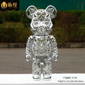 Jingyue tùy chỉnh lớn 3D in động tác phẩm điêu khắc nghệ thuật trừu tượng kế hoạch của bức tượng nổi tiếng được làm từ vật liệu nhựa bền - Product Image 3