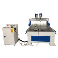 Machine à découper le bois, Double tête, deux broches, routeur CNC, prix 1325