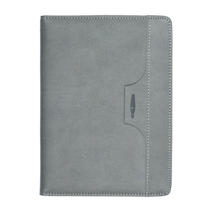 Aurelux - Agenda de Cuero Marrón Premium con Estampado UV, Portaplumas, Elegante Libreta de Oficina para Profesionales y Ejecutivos - Product Image 1
