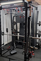 NOUVELLE Machine Smith Commerciale |   Équipement de musculation multifonctionnel pour la maison avec rack à squats intégré et système de croisement de câbles