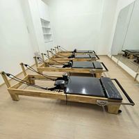 Hölzernes Pilates Core-Bett - Faltbar & Mehrfach Winkelverstellbar für Zuhause oder Yoga-Studio