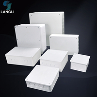 Boîte de jonction en plastique étanche, boîte de jonction en PVC pour l'extérieur, boîte électrique, 4X4, vente en gros, usine,