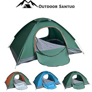Quick Automatic Opening Pop Up <b>Tent</b> 200x120x110 Portable <b>Single</b> Layer For Camping Outdoor Use Spring Summer Autumn - Product Image 5