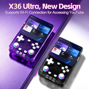 เครื่องเล่นเกมพกพา New X36 Ultra หน้าจอ IPS 4.2 นิ้ว คอนโซลเกมย้อนยุค โอเพ่นซอร์ส เครื่องเล่นวิดีโอพกพา รองรับ Wi-Fi 2.4G หน่วยความจำ 64GB พร้อมเกม 28000 เกม - Product Image 5