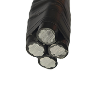 Cable de bajo voltaje de 2x16 + 1x5mm 2x25 + 2x1,5mm 4x25 + 2x1,5mm Xlpe Cable aéreo incluido