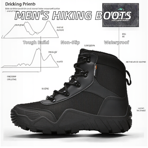 Stivali Tattici Leggeri <span class=keywords><strong>da</strong></span> <span class=keywords><strong>Uomo</strong></span> <span class=keywords><strong>Impermeabili</strong></span> Antiscivolo <span class=keywords><strong>Scarpe</strong></span> <span class=keywords><strong>da</strong></span> Addestramento per Esterni in Gomma Resistenti per Campo di Battaglia Escursionismo - Product Image 3