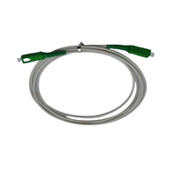 Fiber SC/APC to SC/APC Monomode SM Simplex White 9/125 Fiber Optic Patch Cable - Singlemode G652D or G657A