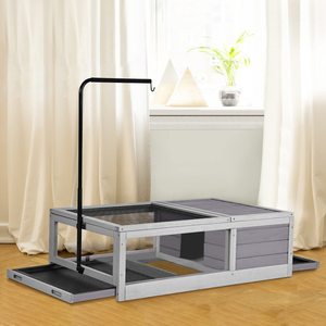 Habitat <span class=keywords><strong>per</strong></span> <span class=keywords><strong>Tartarughe</strong></span> da Esterno Recinto <span class=keywords><strong>per</strong></span> <span class=keywords><strong>Tartarughe</strong></span> con Supporto Regolabile <span class=keywords><strong>per</strong></span> Lampada <span class=keywords><strong>per</strong></span> Rettili Grande Gabbia in Legno <span class=keywords><strong>per</strong></span> <span class=keywords><strong>Tartarughe</strong></span> con Due Vassoi - Product Image 6