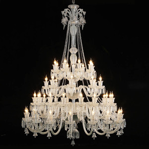 <span class=keywords><strong>Lampadario</strong></span> di grandi dimensioni per interni dell'hotel impero <span class=keywords><strong>moderno</strong></span> nordico personalizzato per sale per banchetti e lampade a sospensione per lampadari per Hotel - Product Image 4
