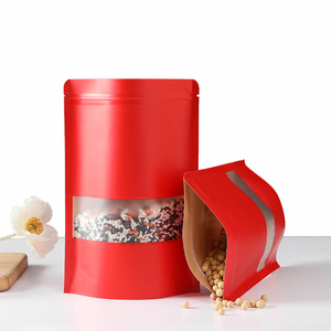 40g pencere Stand up Kraft fermuar kilitli çanta torba özel 100% biyobozunur mısır nişastası Compostable Zip Kraft kağıt poşet ambalaj - Product Image 6