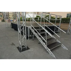 Aluminum spigot truss lightweight crank speaker truss lifting stand