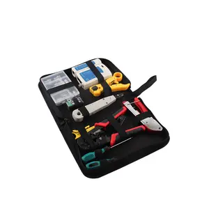 RJ45/12/11Networking Ethernet Mão Tool Set 13 pc Coaxial Tool kit Stripper Cable Tester Lan Rede Tool Kit Set