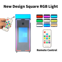 65 Cabine Photo Portable Miroir Magique avec Écran Tactile et Cadre LED pour Événements - Livraison Directe