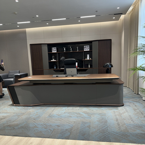 Nội thất văn phòng tối giản hiện đại, Bàn nâng Ông Chủ, bàn ca lớn, bàn cắt, sơn - Product Image 5