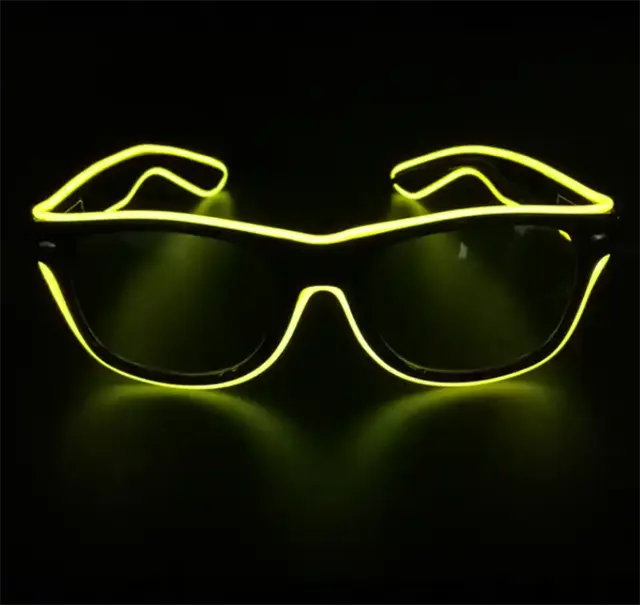 แว่นตา2023มีไฟ LED สำหรับงานปาร์ตี้