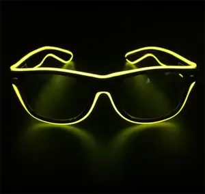 In magazzino 2023 giocattoli luminosi di vendita calda illuminano occhiali da festa luce regalo occhiali lampeggianti con Led